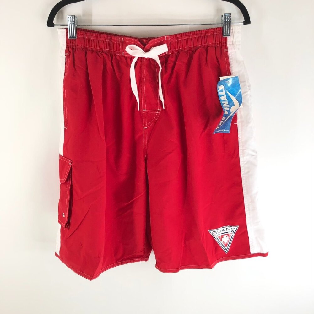 The Finals Mens Guard Swim Trunks Mesh Lining Cargo Pocket XL